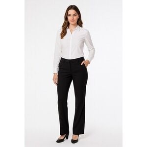 Ann Taylor LOFT Julie Trouser Black Career Dress‎ Pants 8 75-06
